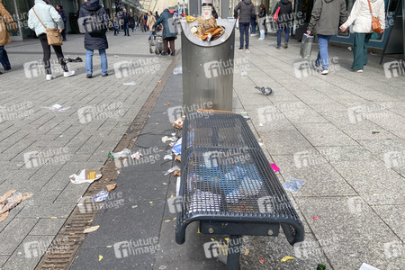 Streik der Abfallwirtschaftsbetriebe in Köln
