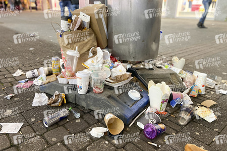 Streik der Abfallwirtschaftsbetriebe in Köln