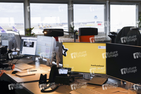 Präsentationstermin zum Airport Operations Control Center am Flughafen Köln/Bonn
