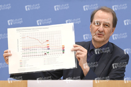 Bundespressekonferenz Prognose zur Treibhausgasbilanz 2022 in Berlin