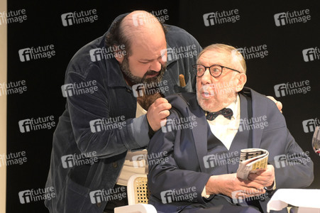 Theaterprobe 'Biedermann und die Brandstifter' in Berlin