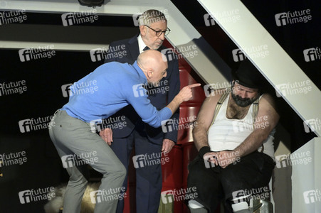 Theaterprobe 'Biedermann und die Brandstifter' in Berlin