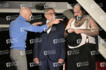 Theaterprobe 'Biedermann und die Brandstifter' in Berlin