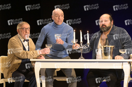Theaterprobe 'Biedermann und die Brandstifter' in Berlin