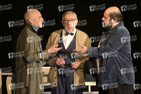 Theaterprobe 'Biedermann und die Brandstifter' in Berlin