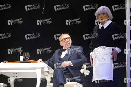 Theaterprobe 'Biedermann und die Brandstifter' in Berlin