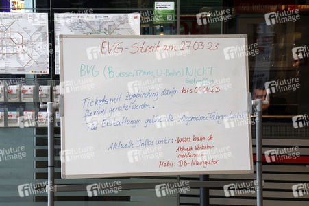 EVG Warnstreik in Berlin