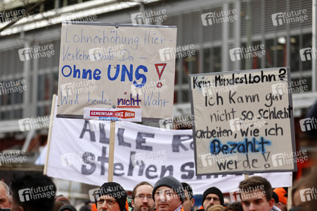 EVG Warnstreik in Berlin