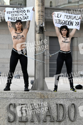Femen Protestaktion in Madrid
