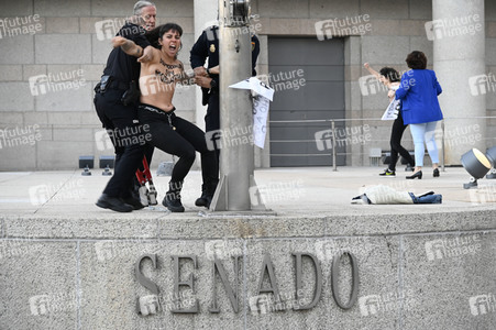Femen Protestaktion in Madrid