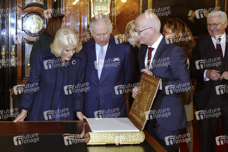 Staatsbesuch des britischen Königspaares in Hamburg