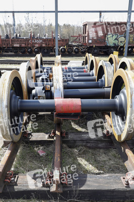 Symbolfoto Eisenbahnrad