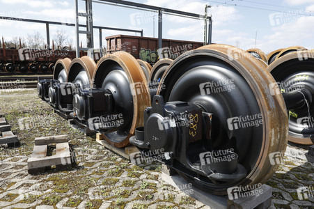 Symbolfoto Eisenbahnrad