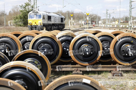 Symbolfoto Eisenbahnrad