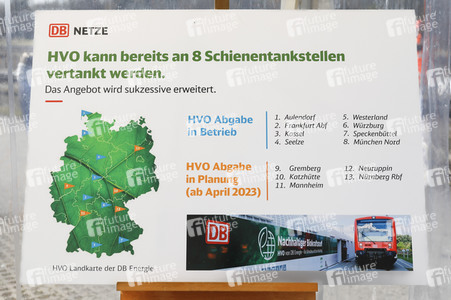 Eröffnung Lok-Tankstelle in München