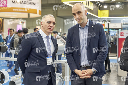 Ukrainische Delegation aus Mykolajiw auf der Hannover Messe 2023