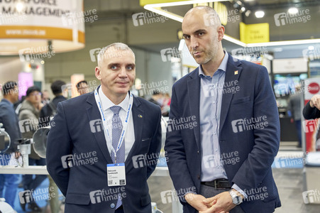 Ukrainische Delegation aus Mykolajiw auf der Hannover Messe 2023