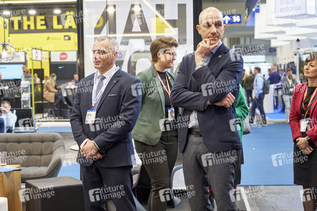Ukrainische Delegation aus Mykolajiw auf der Hannover Messe 2023