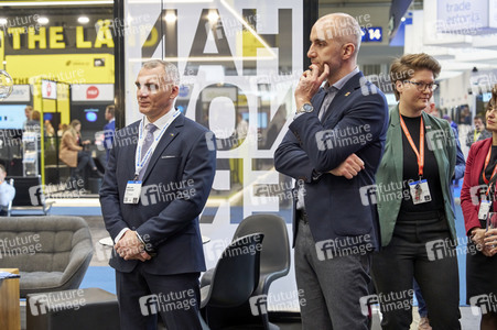 Ukrainische Delegation aus Mykolajiw auf der Hannover Messe 2023