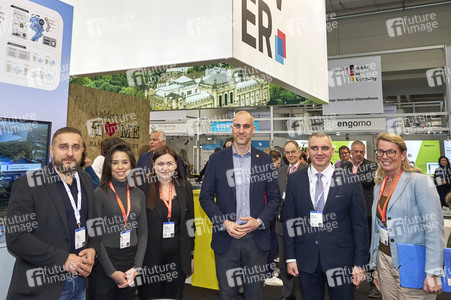 Ukrainische Delegation aus Mykolajiw auf der Hannover Messe 2023