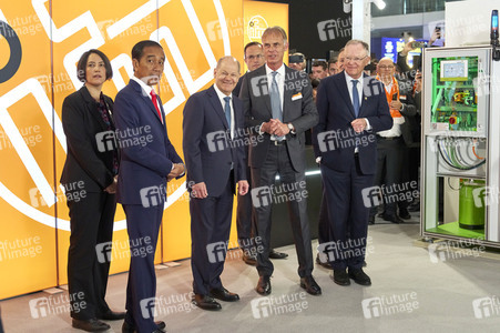 Eröffnungsrundgang auf der Hannover Messe 2023