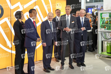 Eröffnungsrundgang auf der Hannover Messe 2023