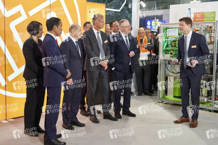 Eröffnungsrundgang auf der Hannover Messe 2023