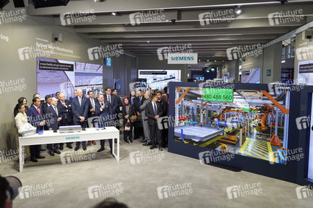 Eröffnungsrundgang auf der Hannover Messe 2023