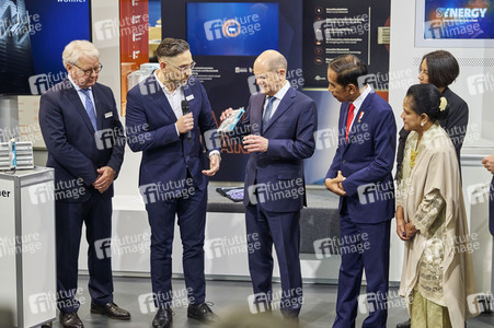Eröffnungsrundgang auf der Hannover Messe 2023