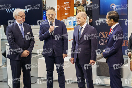 Eröffnungsrundgang auf der Hannover Messe 2023