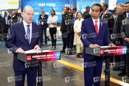Eröffnungsrundgang auf der Hannover Messe 2023