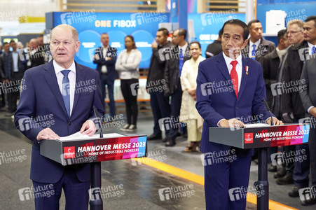 Eröffnungsrundgang auf der Hannover Messe 2023