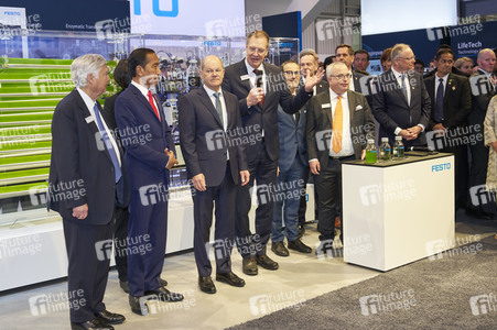 Eröffnungsrundgang auf der Hannover Messe 2023