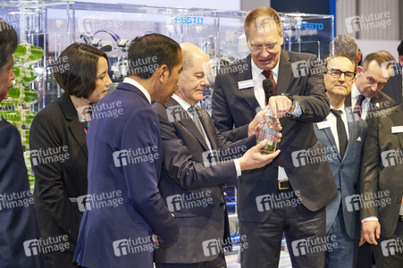Eröffnungsrundgang auf der Hannover Messe 2023