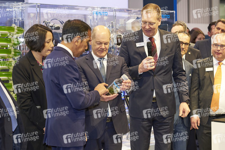 Eröffnungsrundgang auf der Hannover Messe 2023