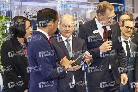 Eröffnungsrundgang auf der Hannover Messe 2023