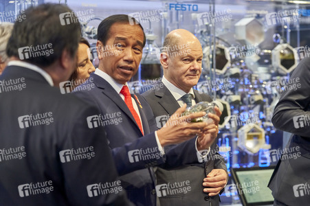 Eröffnungsrundgang auf der Hannover Messe 2023