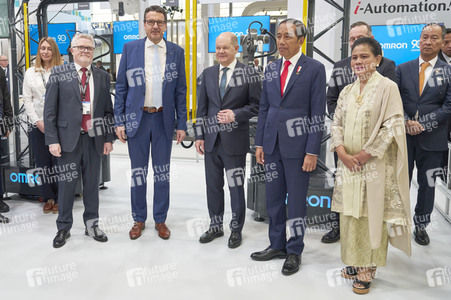 Eröffnungsrundgang auf der Hannover Messe 2023