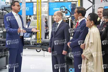Eröffnungsrundgang auf der Hannover Messe 2023