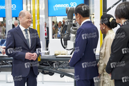 Eröffnungsrundgang auf der Hannover Messe 2023