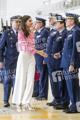 Königin Letizia von Spanien auf dem Luftwaffenstützpunkt Cuatro Vientos in Madrid