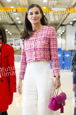Königin Letizia von Spanien auf dem Luftwaffenstützpunkt Cuatro Vientos in Madrid