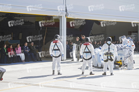Königin Letizia von Spanien auf dem Luftwaffenstützpunkt Cuatro Vientos in Madrid
