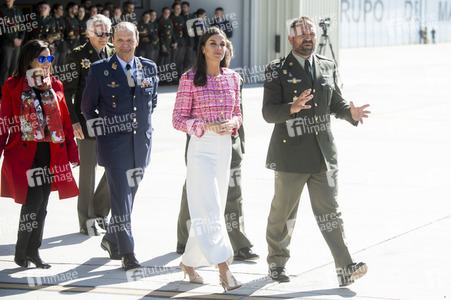 Königin Letizia von Spanien auf dem Luftwaffenstützpunkt Cuatro Vientos in Madrid