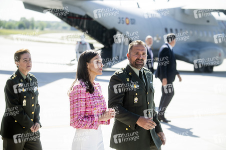 Königin Letizia von Spanien auf dem Luftwaffenstützpunkt Cuatro Vientos in Madrid