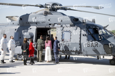 Königin Letizia von Spanien auf dem Luftwaffenstützpunkt Cuatro Vientos in Madrid