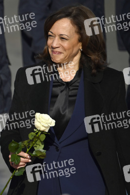 Ankunft von Kamala Harris in München