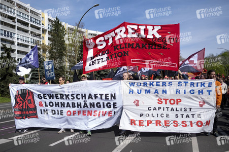 1. Mai Demo der Gewerkschaften in Berlin