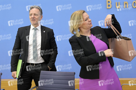 Bundespressekonferenz Fallzahlen für die Politisch Motivierte Kriminalität 2022 in Berlin