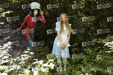 GEEK ART: Alice im Wunderland / Alice in Wonderland Bodypainting